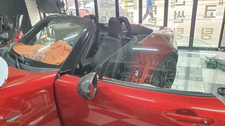 마쯔다 MX-5 애니가드 반반사 3080R 열 차단 자외선 차단 적외선 차단 TSER 중고차 구매 시 필수 작업 / 관악구 봉천동