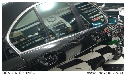 BMW 750i 라이트 필름 크롬몰딩 랩핑 작업 / 관악구 봉천동