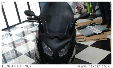 BMW C600 윈도우 카본랩핑 카스킨 작업 관악구 랩핑 추천샵 / 관악구 봉천동
