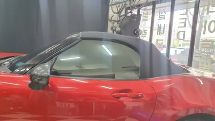 마쯔다 MX-5 애니가드 반반사 3080R 열 차단 자외선 차단 적외선 차단 TSER 중고차 구매 시 필수 작업 / 관악구 봉천동