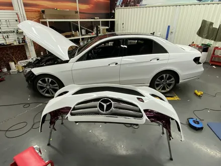 [BENZ E300] 에이버리 슈프림 유광화이트 전체랩핑 / 팀카스킨 #에이버리 #3M 랩핑 전문 / 서초구 방배동
