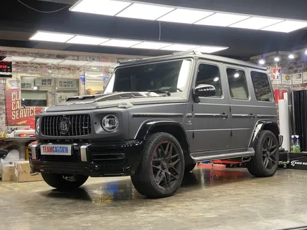 [팀카스킨 서초점] 벤츠 #G63 #AMG #G바겐전체랩핑 되어있는 차량 사고수리 후 재시공 / 서초구 방배동