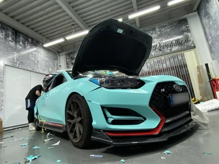 [팀카스킨 화성점] 벨로스터 터보 / 3M 2080 S57 Satin Keywest Blue / 서초구 방배동