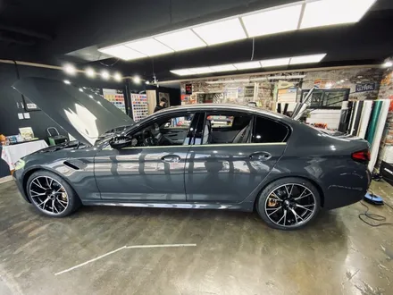 [팀카스킨 서초점] BMW M5 / 3M 2080 M27 무광 인디고 전체랩핑 / 서초구 방배동