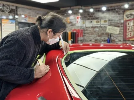 [팀카스킨 서초] 페라리 F12 Berlinetta / 에이버리 브리티쉬 그린으로 전체랩핑 / 서초구 방배동