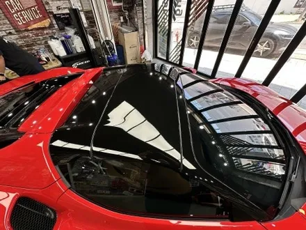 [팀카스킨 서초점] 페라리 296 GTS 3M 하이글로시 블랙 루프스킨 시공 / 서초구 방배동