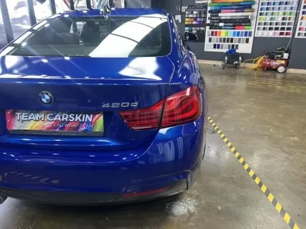[팀카스킨 서초] BMW 420d 전체랩핑 제거 후 재시공 / 서초구 방배동