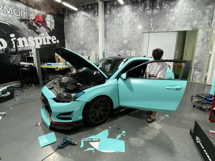 [팀카스킨 화성점] 벨로스터 터보 / 3M 2080 S57 Satin Keywest Blue / 서초구 방배동