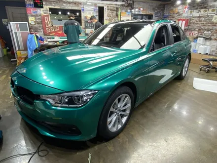 [팀카스킨 서초점] BMW 320D 전체랩핑 / 에이버리 펄 다크 그린 / 서초구 방배동