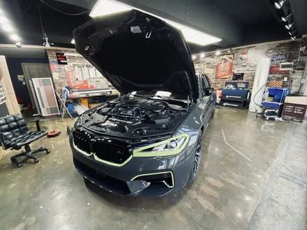[팀카스킨 서초점] BMW M5 / 3M 2080 M27 무광 인디고 전체랩핑 / 서초구 방배동