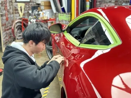 [팀카스킨 서초] 페라리 F12 Berlinetta / 에이버리 브리티쉬 그린으로 전체랩핑 / 서초구 방배동
