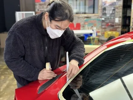 [팀카스킨 서초] 페라리 F12 Berlinetta / 에이버리 브리티쉬 그린으로 전체랩핑 / 서초구 방배동