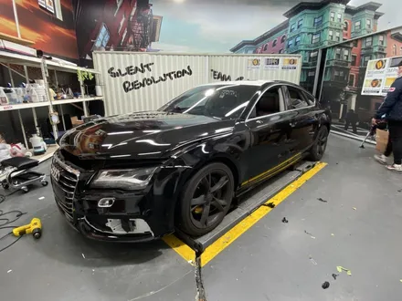 [팀카스킨 화성점] AUDI A7 유광 화이트 전체랩핑 / 서초구 방배동
