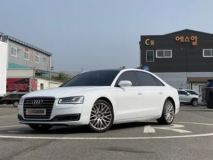 [팀카스킨 화성점] AUDI A8 L / 유광화이트 전체랩핑 시공 / 서초구 방배동