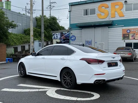 [팀카스킨 화성점] 제네시스 G80 스포츠 에이버리 유광화이트 전체시공 / 서초구 방배동