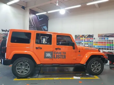 [팀카스킨 화성점] Jeep 랭글러 JBL 광고촬영용 전체랩핑, 데칼 시공 / 서초구 방배동