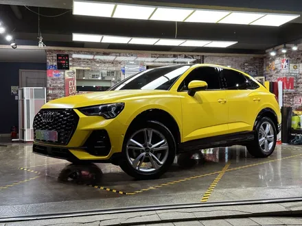 [팀카스킨 서초점] 아우디 Q3 전체랩핑 / Avery Satin yellow / 서초구 방배동