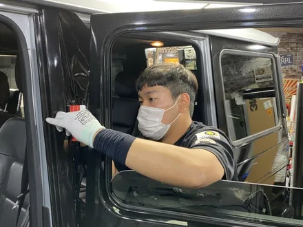 [팀카스킨 서초점] BENZ G63 AMG G바겐의 3M 1080 Gloss Black Metallic 전체랩핑 시공 / 서초구 방배동