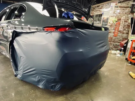 [팀카스킨 서초점] BMW M5 / 3M 2080 M27 무광 인디고 전체랩핑 / 서초구 방배동