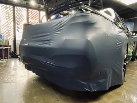 [팀카스킨 서초점] BMW M5 / 3M 2080 M27 무광 인디고 전체랩핑 / 서초구 방배동