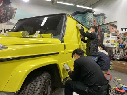 [팀카스킨 화성점] BENZ #G63 #AMG #G바겐 전체랩핑 / 3M 2080 #루시드옐로우 #LucidYellow / #헥사아머PPF , 3M 4D 리얼카본 루프. etc / 서초구 방배동