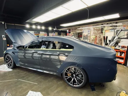 [팀카스킨 서초점] BMW M5 / 3M 2080 M27 무광 인디고 전체랩핑 / 서초구 방배동