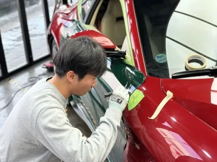 [팀카스킨 서초] 페라리 F12 Berlinetta / 에이버리 브리티쉬 그린으로 전체랩핑 / 서초구 방배동