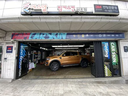 [팀카스킨 서초점] 포드 레인저와일드 부분 포인트 랩핑 / 서초구 방배동