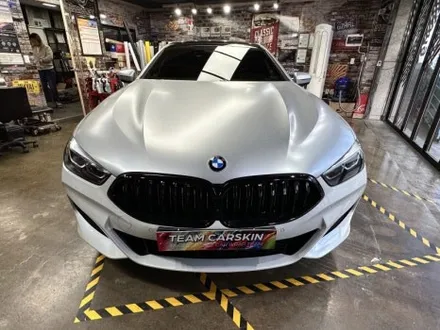 [팀카스킨 서초점] BMW 840i 앞범퍼 보험건 재시공 / 서초구 방배동
