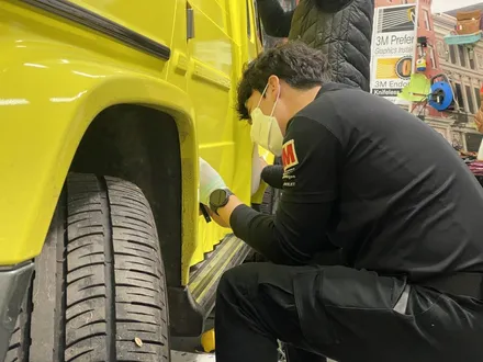 [팀카스킨 화성점] BENZ #G63 #AMG #G바겐 전체랩핑 / 3M 2080 #루시드옐로우 #LucidYellow / #헥사아머PPF , 3M 4D 리얼카본 루프. etc / 서초구 방배동