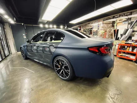 [팀카스킨 서초점] BMW M5 / 3M 2080 M27 무광 인디고 전체랩핑 / 서초구 방배동