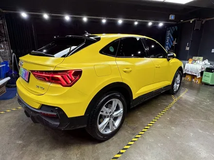 [팀카스킨 서초점] 아우디 Q3 전체랩핑 / Avery Satin yellow / 서초구 방배동