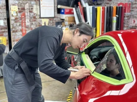 [팀카스킨 서초] 페라리 F12 Berlinetta / 에이버리 브리티쉬 그린으로 전체랩핑 / 서초구 방배동