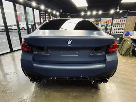 [팀카스킨 서초점] BMW M5 / 3M 2080 M27 무광 인디고 전체랩핑 / 서초구 방배동