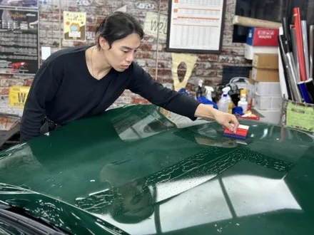 [팀카스킨 서초] 페라리 F12 Berlinetta / 에이버리 브리티쉬 그린으로 전체랩핑 / 서초구 방배동