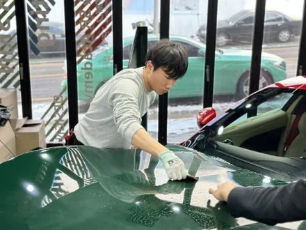 [팀카스킨 서초] 페라리 F12 Berlinetta / 에이버리 브리티쉬 그린으로 전체랩핑 / 서초구 방배동