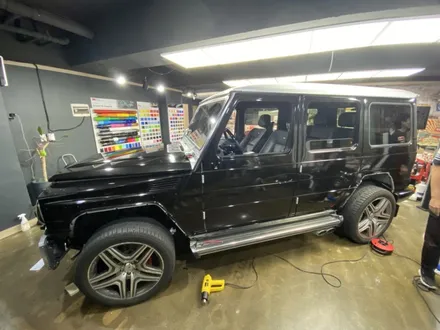 [팀카스킨 서초점] BENZ G63 AMG G바겐의 3M 1080 Gloss Black Metallic 전체랩핑 시공 / 서초구 방배동