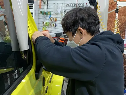 [팀카스킨 화성점] BENZ #G63 #AMG #G바겐 전체랩핑 / 3M 2080 #루시드옐로우 #LucidYellow / #헥사아머PPF , 3M 4D 리얼카본 루프. etc / 서초구 방배동