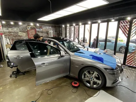 [팀카스킨 서초점] GENESIS G80 신차 3M 썬팅, 루프스킨 그리고 생활보호PPF 패키지 / 서초구 방배동