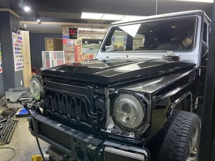 [팀카스킨 서초점] BENZ G63 AMG G바겐의 3M 1080 Gloss Black Metallic 전체랩핑 시공 / 서초구 방배동