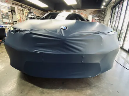[팀카스킨 서초점] BMW M5 / 3M 2080 M27 무광 인디고 전체랩핑 / 서초구 방배동