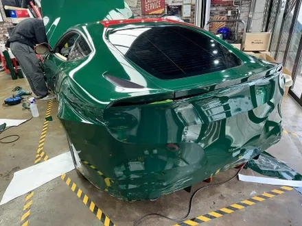 [팀카스킨 서초] 페라리 F12 Berlinetta / 에이버리 브리티쉬 그린으로 전체랩핑 / 서초구 방배동