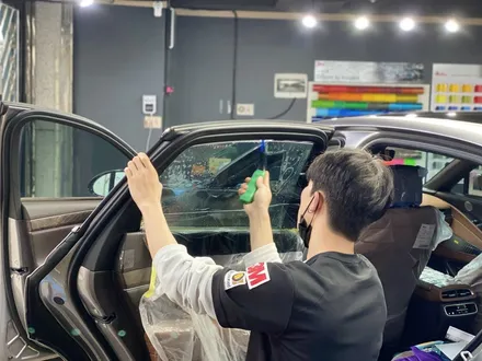 [팀카스킨 서초점] GENESIS G80 신차 3M 썬팅, 루프스킨 그리고 생활보호PPF 패키지 / 서초구 방배동