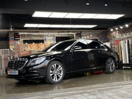 [팀카스킨 서초점] BENZ S500 3M 2080 G212 Gloss Black Metallic 전체랩핑 / 서초구 방배동