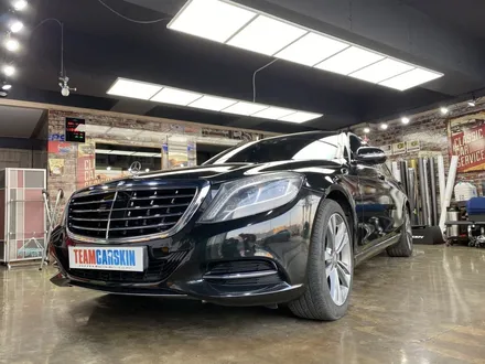 [팀카스킨 서초점] BENZ S500 3M 2080 G212 Gloss Black Metallic 전체랩핑 / 서초구 방배동