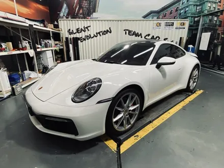 [팀카스킨 화성점] PORSCHE 911 Carrera S / 에이버리 유광 라이트 블루 / 서초구 방배동
