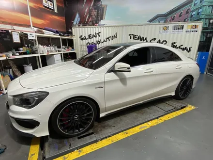 [팀카스킨 화성점] Benz CLA 45 AMG 유광블랙 포인트랩핑 + #클리프디자인 라이트 컬러 PPF / 서초구 방배동