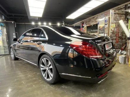 [팀카스킨 서초점] BENZ S500 3M 2080 G212 Gloss Black Metallic 전체랩핑 / 서초구 방배동