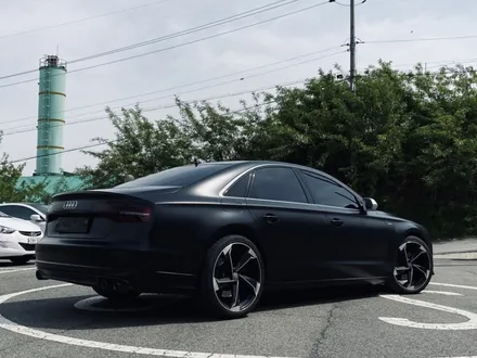 [팀카스킨 화성점] Audi A8 정체랩핑 / Avery satin black, 3M 4D real carbon point, Clifdesigns light color PPF / 서초구 방배동
