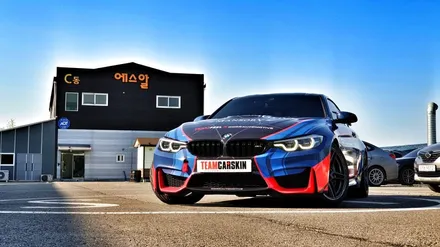 [팀카스킨 화성점] BMW M4 / 그래픽 디자인 전체랩핑 시공 / 3M 180C Graphic Film / 서초구 방배동